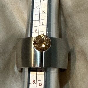 Stainless steel ring. Size 7